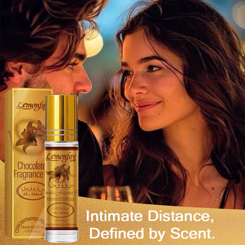 Huile parfumée au chocolat Lemonfay, parfum concentré en roll-on AL-Ahbab, parfum sucré longue durée pour un usage quotidien, 15 ml