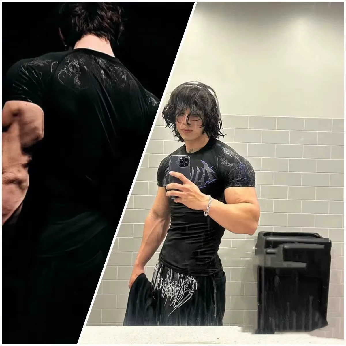 Vêtements de Fitness à Compression musculaire pour hommes