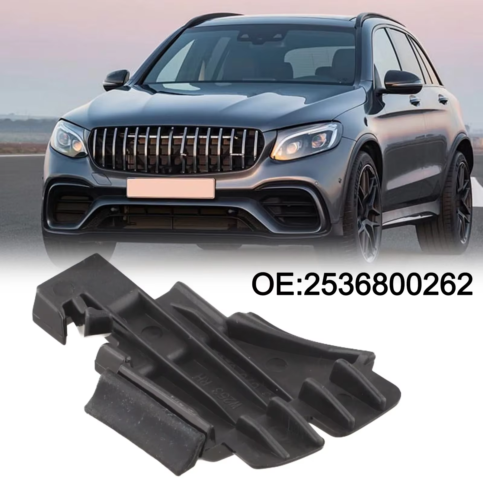 Plaque de couverture de toit pour Mercedes GLC W253 2016 2017 2018, conçue pour la compatibilité avec les rails de toit OEM