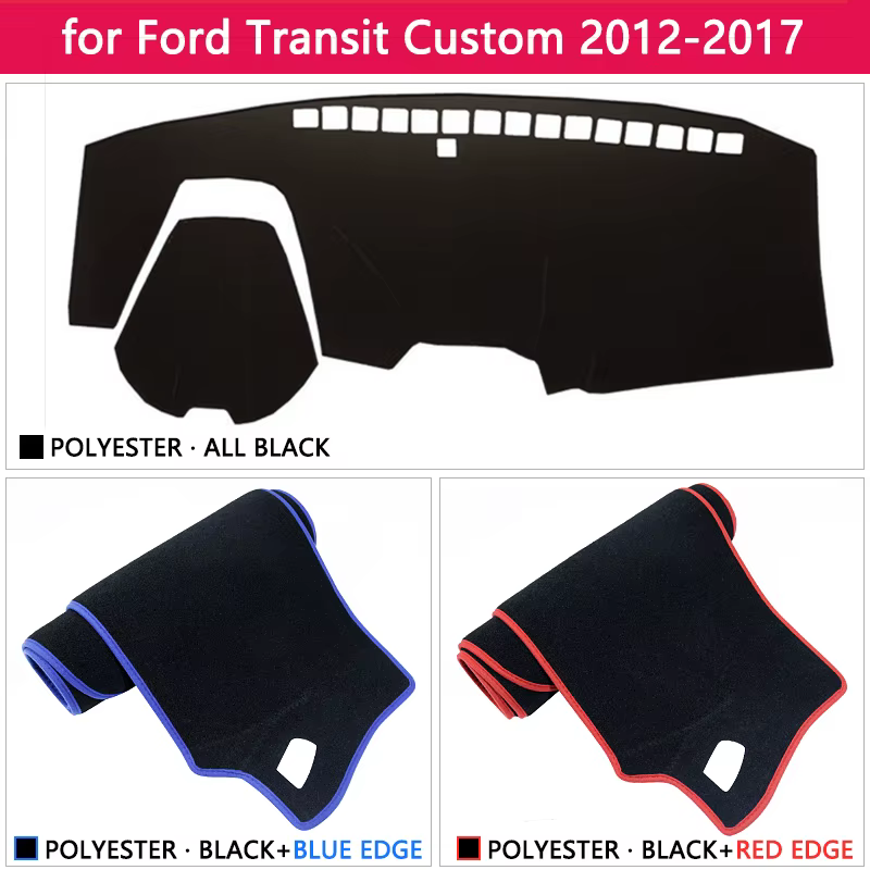 Pour Ford Transit Tourneo personnalisé 2012 ~ 2017 tapis anti-dérapant planche de bord Pad parasol Dashmat protéger accessoires 2013 2014 2015 2016