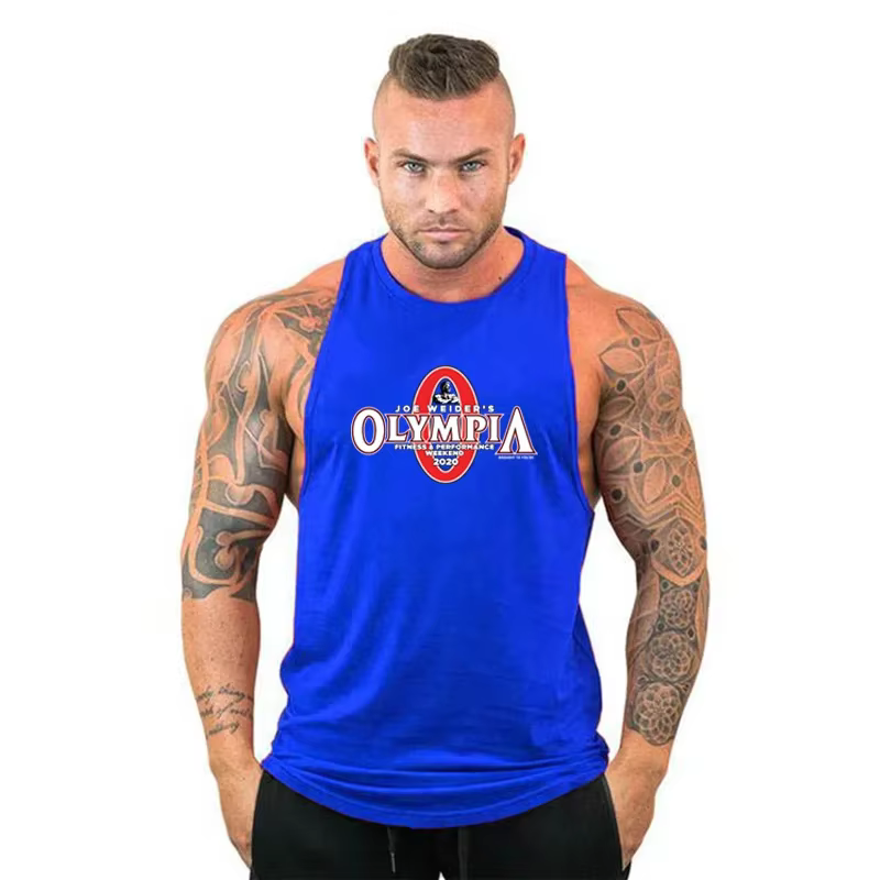 Hommes sport gymnase marque entraînement débardeur décontracté vêtements musculation mode respirant Muscle Fitness Singlets gilet sans manches