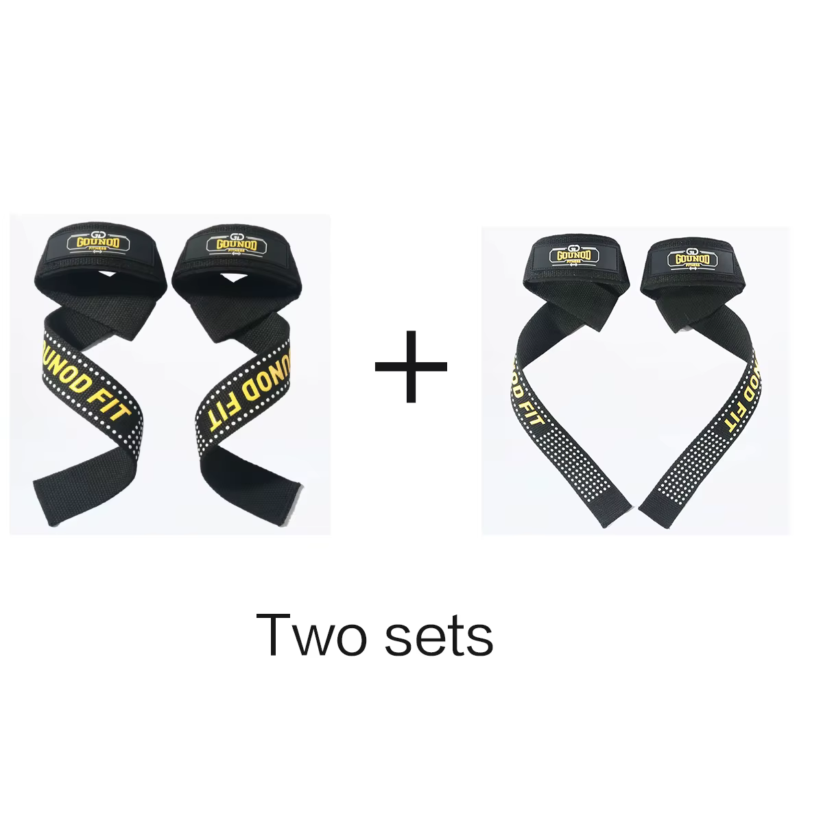 1PC/2PC GOUNOD sport Booster ceinture poignée ceinture Fitness barres de traction traction traction Silicone antidérapant résistant à l'usure Deadlift ceinture
