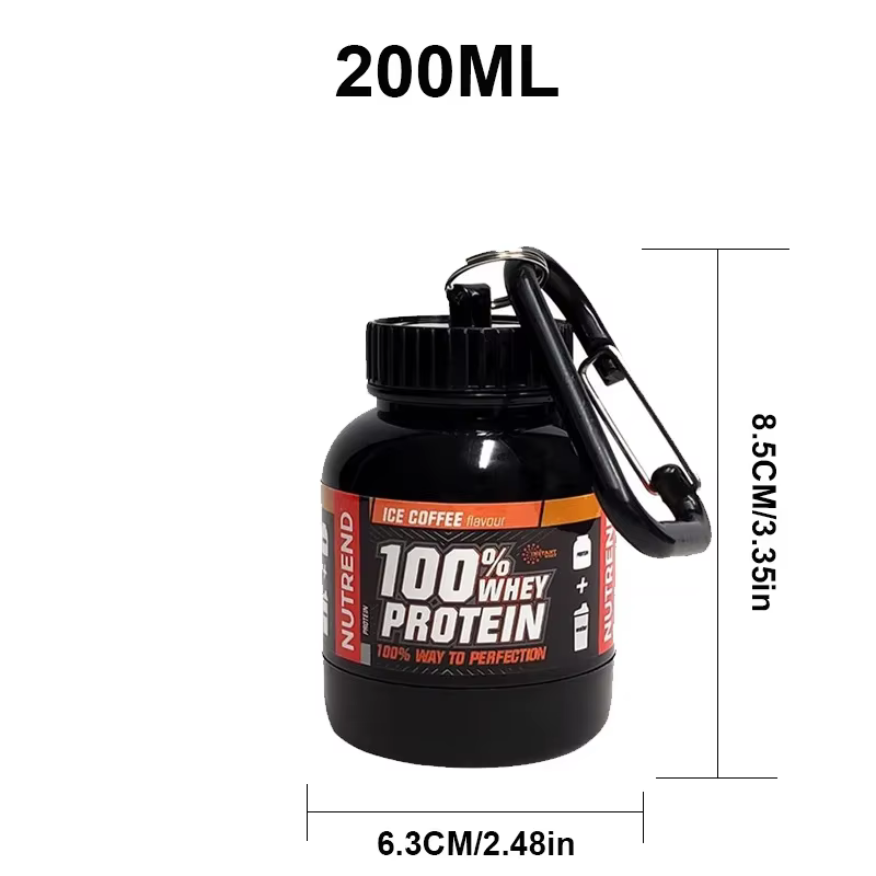 Conteneur de supplément de poudre de protéines Portable 100/200ml