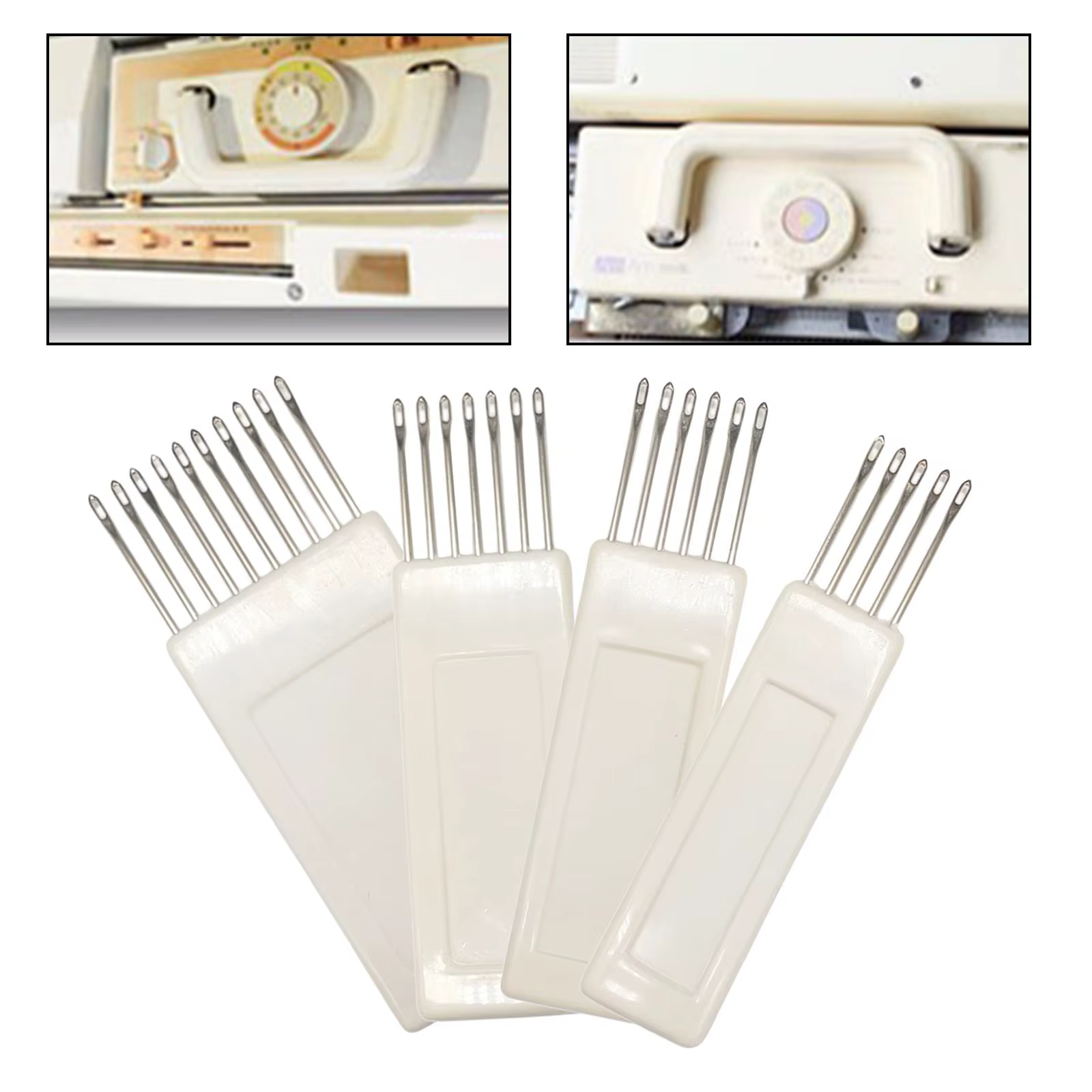 Peigne de transfert de machine ogo, outils de couture, 4 pièces, 5/6/7/10 les grossiers pour Brother KH-860 868 850 871 881 940 970, accessoires de couture