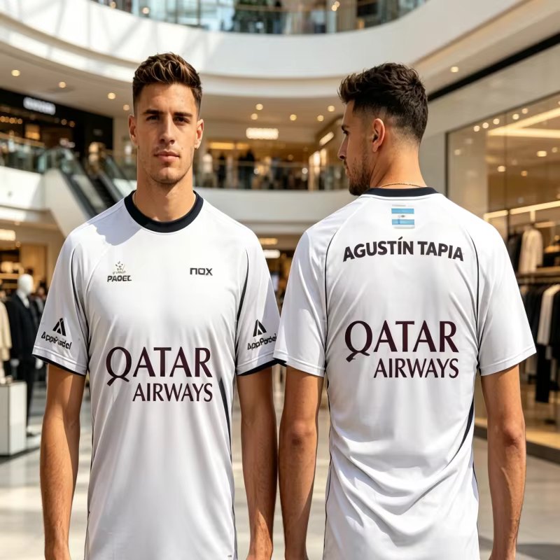 T-shirt de padel 2026 – Hauts d'entraînement sportifs pour homme
