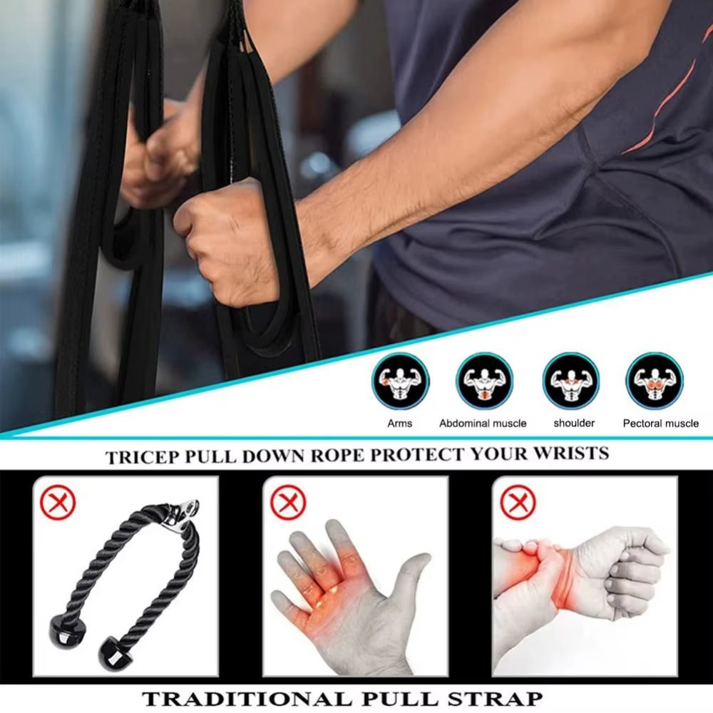 Sangle longue antidérapante pour Triceps