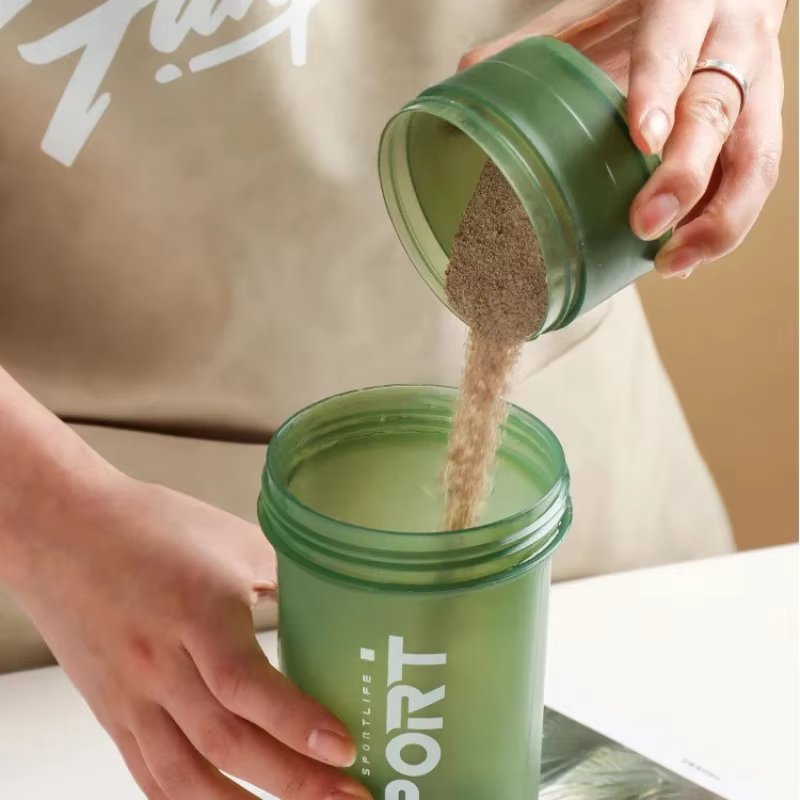 Shaker bouteille de protéines poudre secouer tasse grande capacité