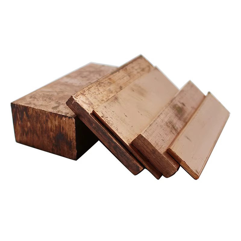 Barres de cuivre, plaque plate en cuivre