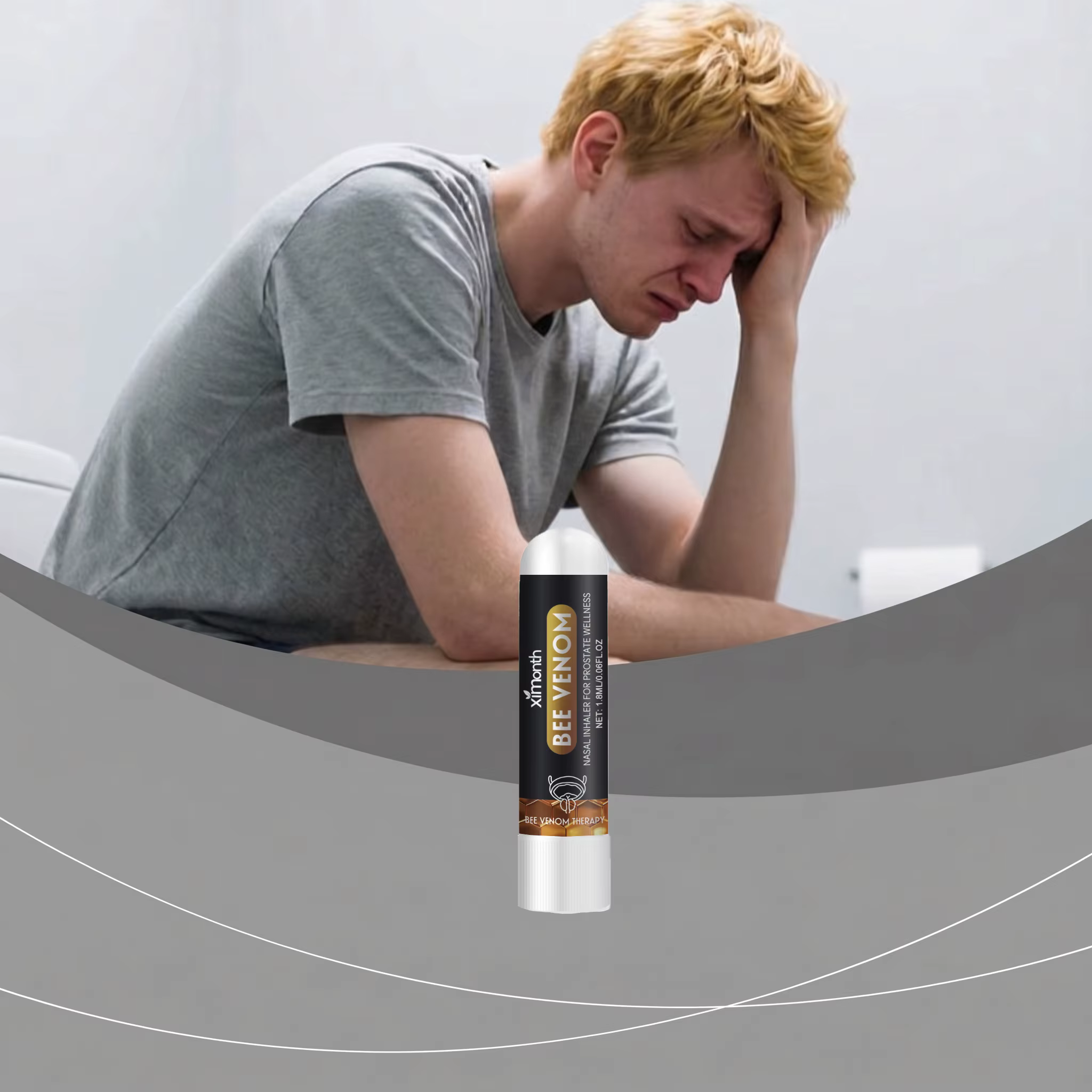 Inhalateur Nasal Énergisant pour Hommes - Boostez l'Énergie