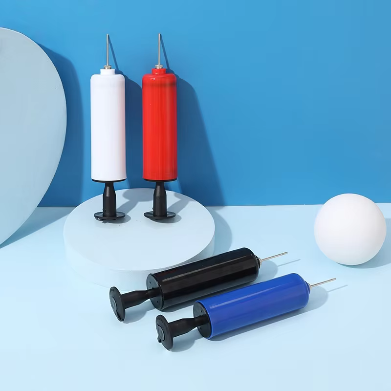 Pompe à air portable pour ballons, kit de gonflage avec aiguille pour ballons de football, de basketball, de volley-ball et vélos