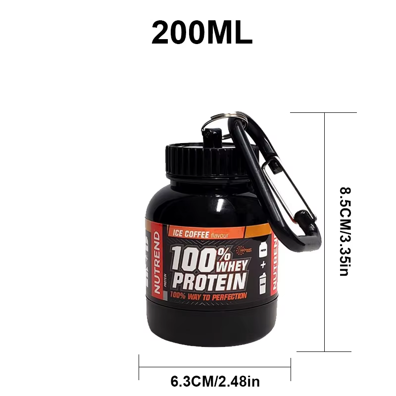 Conteneur de supplément de poudre de protéines Portable 100/200ml