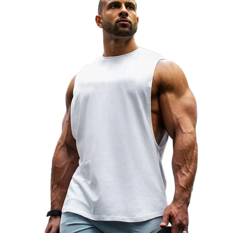 Débardeurs de sport pour hommes en coton