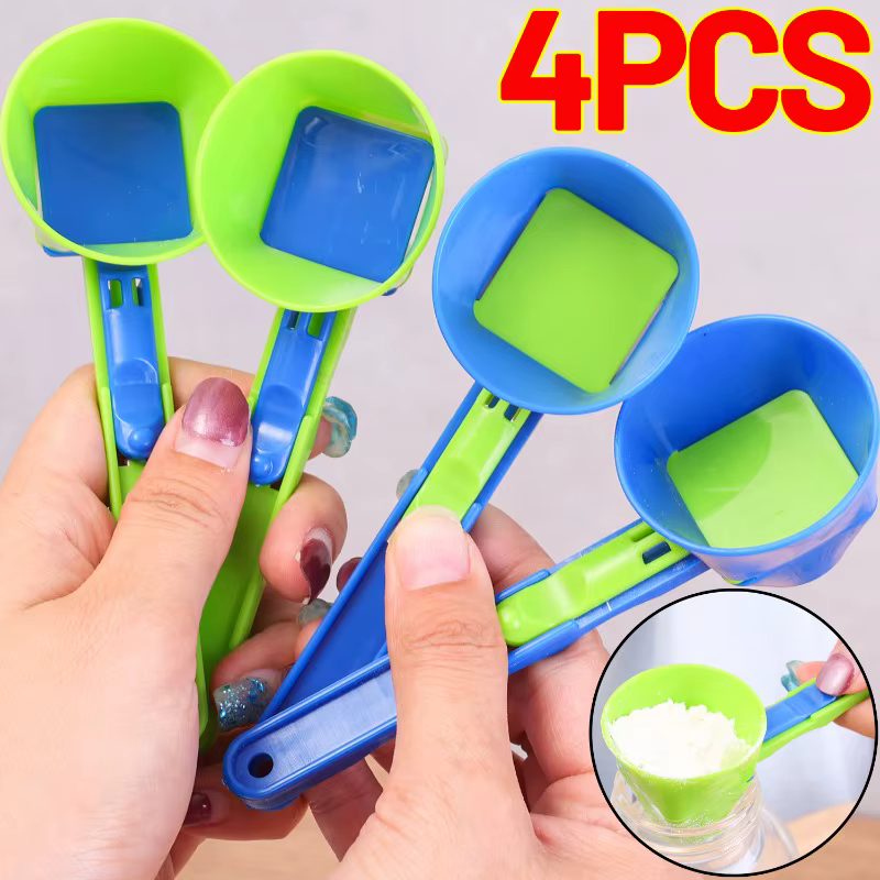 Cuillère coulissante créative pour poudre de protéines