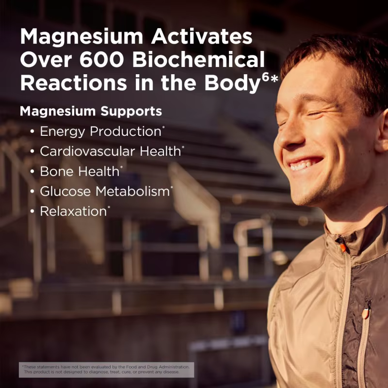 Glycinate de magnésium 500 mg - Complément avec Vitamine D3 et B6 - Chélaté - Favorise un sommeil réparateur