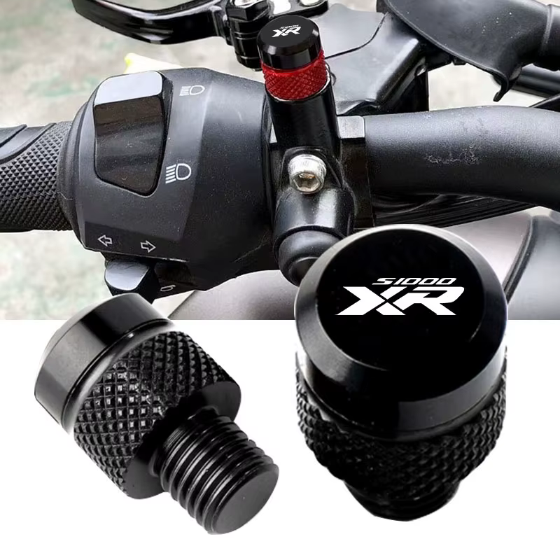Boulons à vis en aluminium pour moto, bouchon de trou de miroir, accessoires pour BMW S1000Poly S1000 Poly 2015 2016 2017 2018 2019 M10 * 1.25