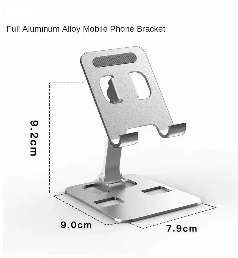 Support universel pour tablette et téléphone portable, en alliage d'aluminium, réglable et flexible, pour iPad