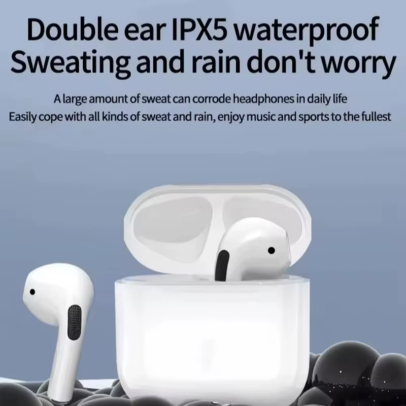 Écouteurs sans fil Bluetooth True Buds5, son stéréo HIFI, casque Bluetooth 5.3, écouteurs de sport avec micro, pour Android iOS universel