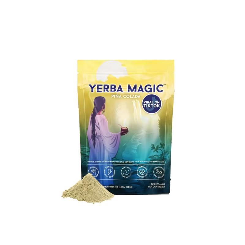 Poudre diététique à base de Yerba Mate