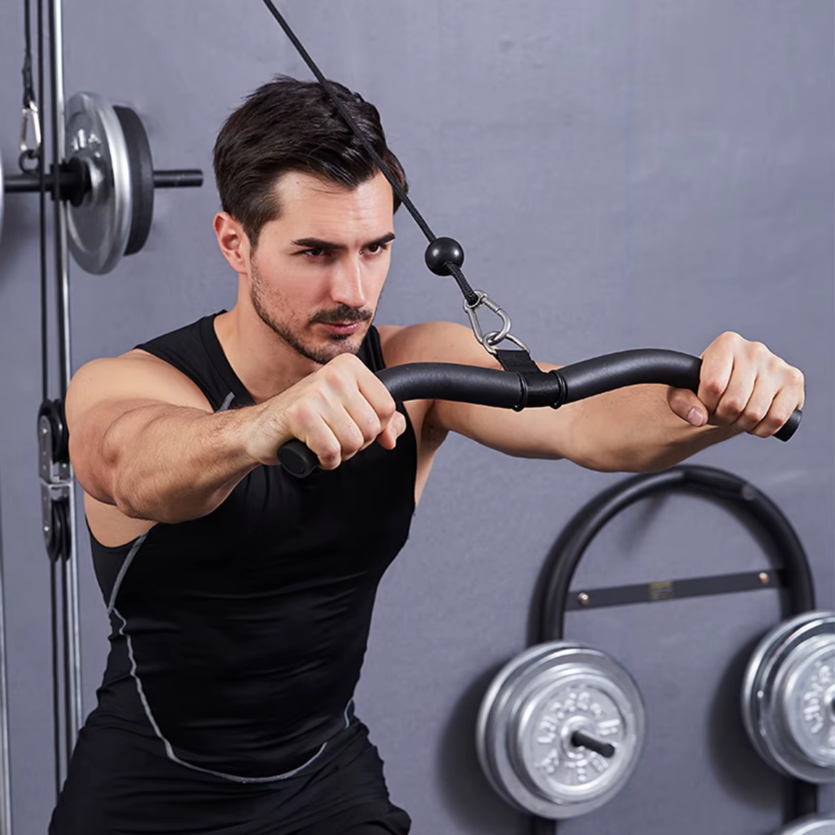 Barre de traction Lat pour Fitness