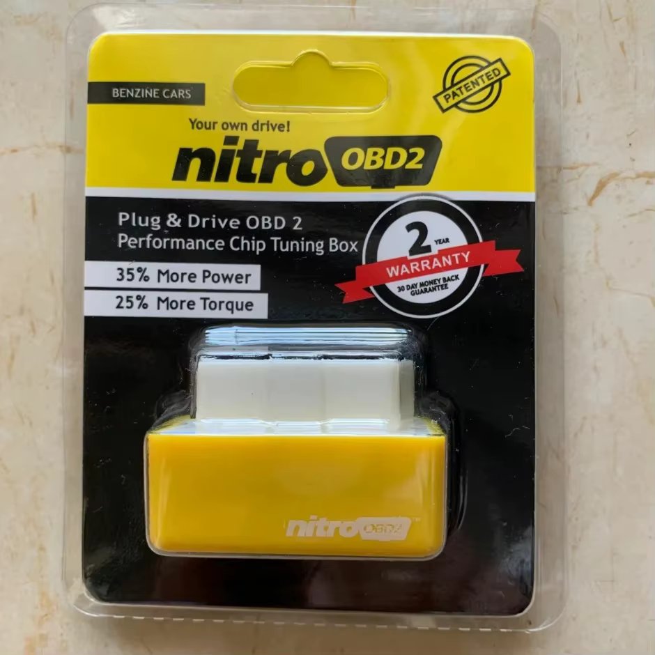 Boîte de réglage de puce NitroOBD2 Nitro OBD2, Interface de réglage de puce de Performance de prise et d'entraînement pour voitures à Benzine