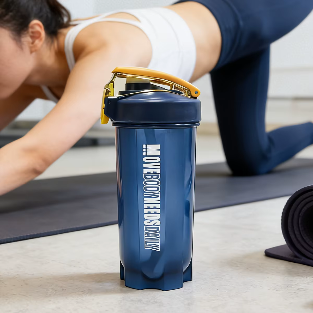 Shaker à protéines portable 550ml
