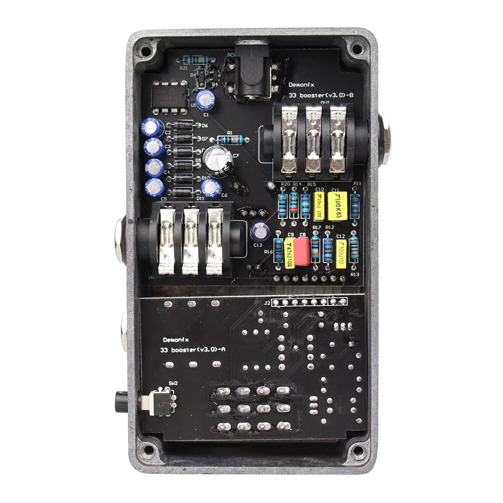 Pédale d'effet de guitare Demonfx 66 Boost Clean, commutateur de canal d'amplificateur, basé sur Fortin 33 Boost, haute qualité, nouveau
