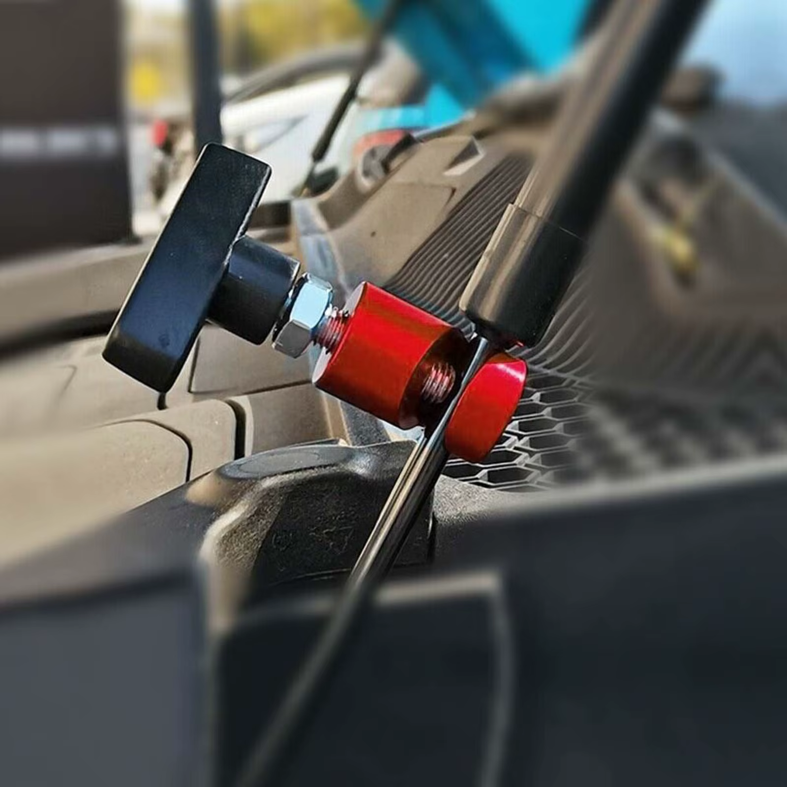 Dispositif anti-serrage de barre de levage de capot de voiture, installation facile, clips de capot, support le plus récent, permet d'accéder au compartiment moteur