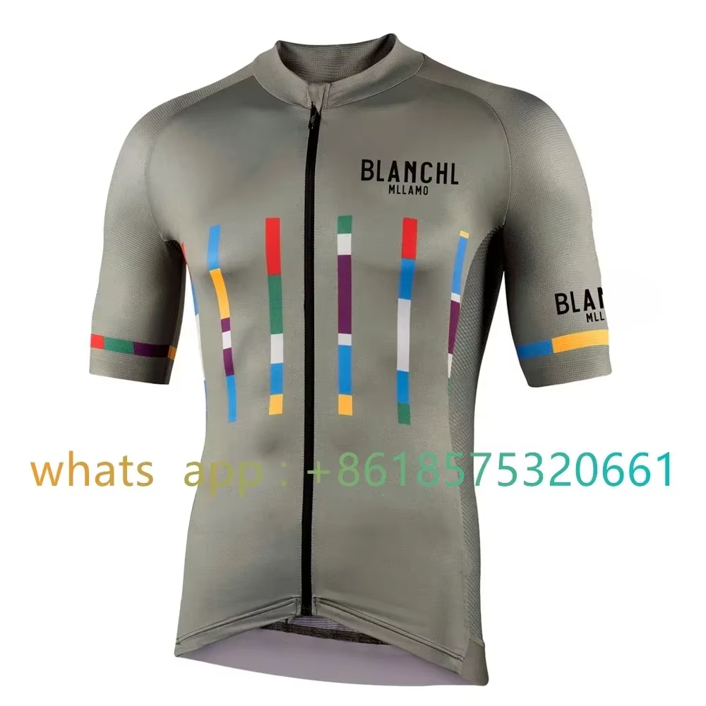 Blanchl – maillot de cyclisme à manches courtes
