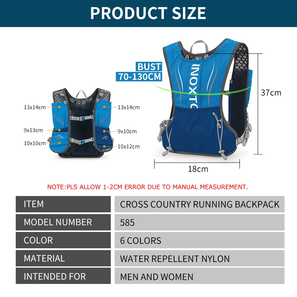 Inoxto – sac à dos de sport de plein air pour hommes et femmes