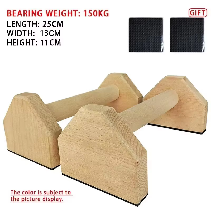 Support de pompes barres de poussée en bois exercice Parallettes antidérapantes supports de poignée calistenie équipement de Fitness entraînement de force à domicile