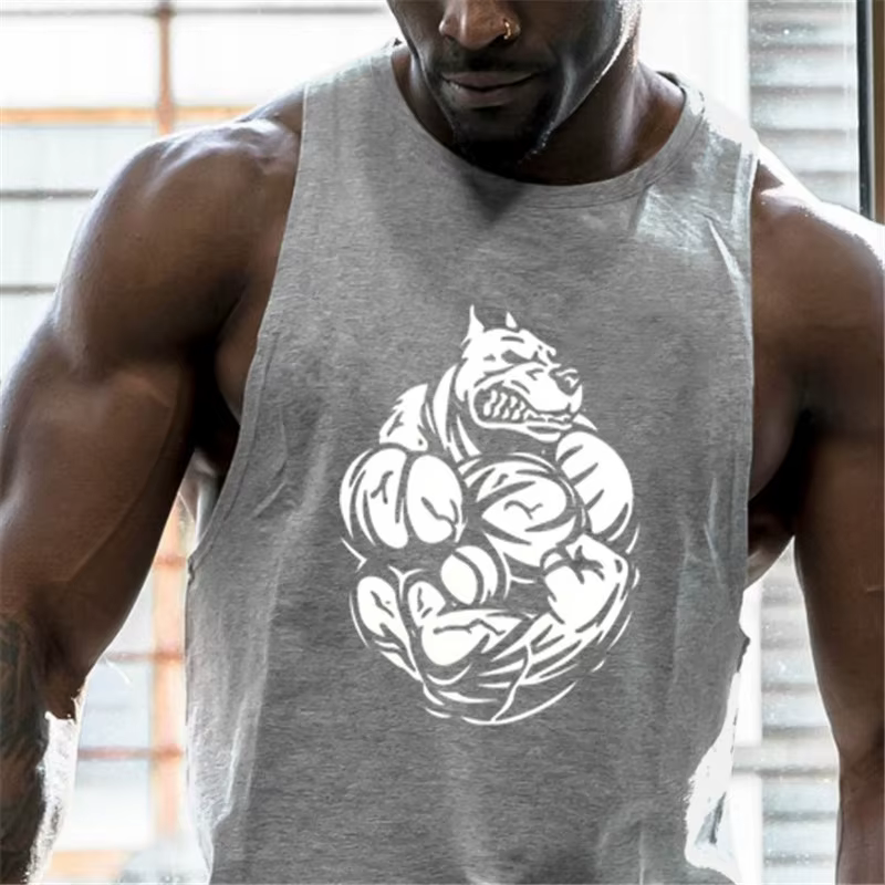Sweat-shirt sans manches vêtements de Fitness gilets homme musclé Singlet hommes chemise de sport vêtements pour hommes haut pour Fitness Stringer gilet hauts