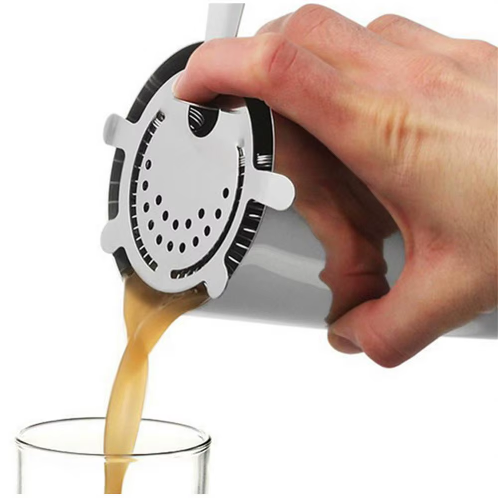 Passoire à Bar en acier inoxydable 304, Shaker à Cocktail, outil de barman professionnel à ressort pour boissons mélangées