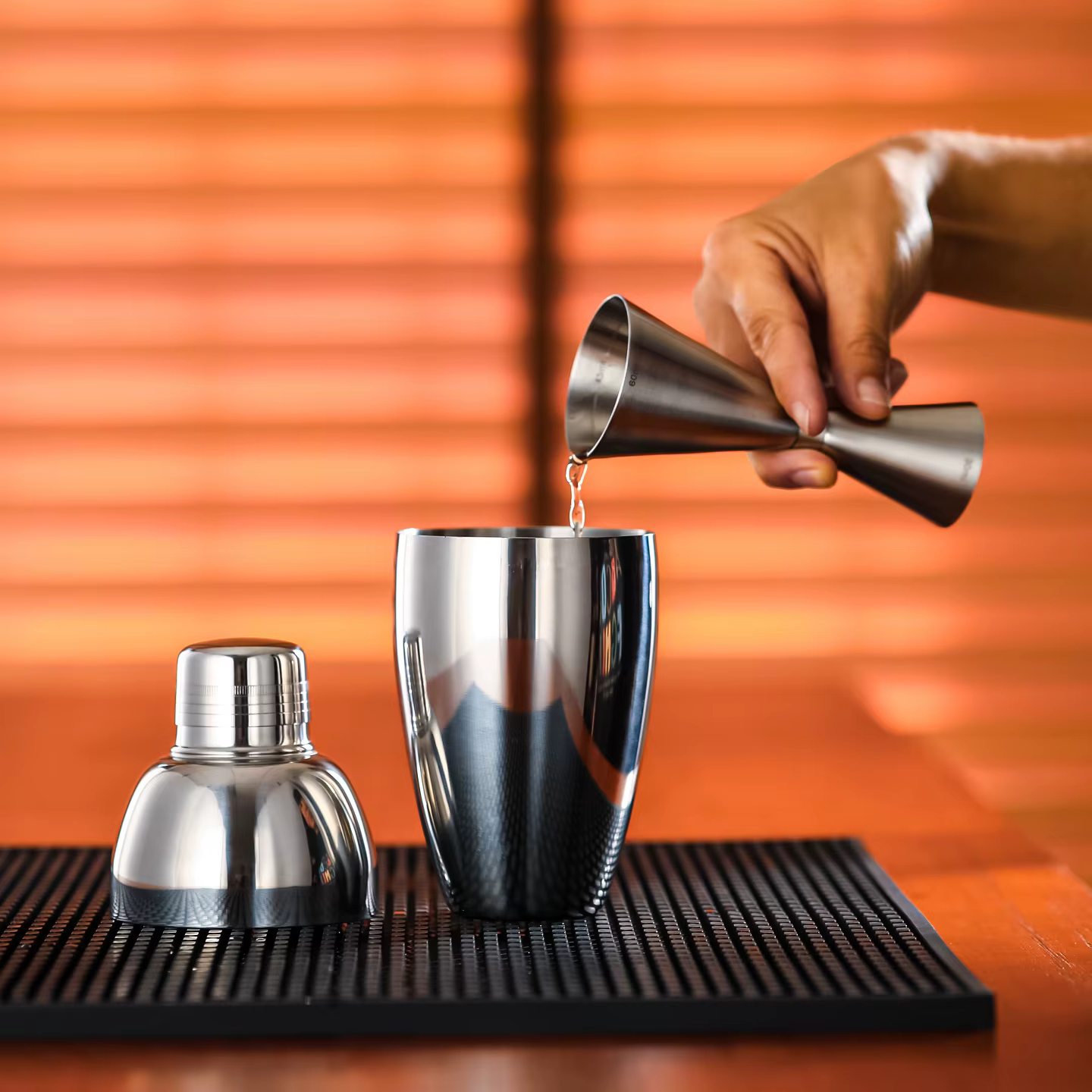 Bar Cocktail Shaker Boston Shaker acier inoxydable gravure Shaker Bar accessoire barman outils pour la maison et le Bar