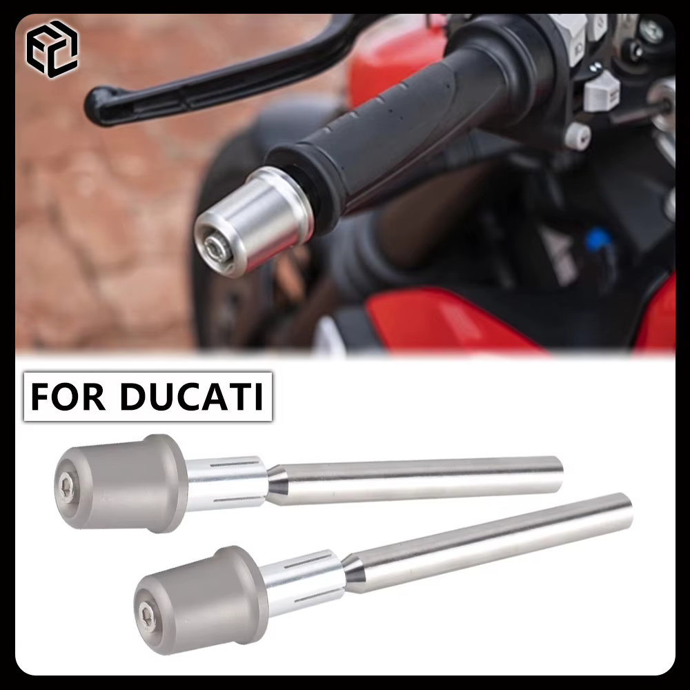 Bouchons de guidon en acier inoxydable de 670 g pour DUCATI Monster/Multistrada/Scrambler/Streetfighter/Hypermotard/Supersport/Panigale