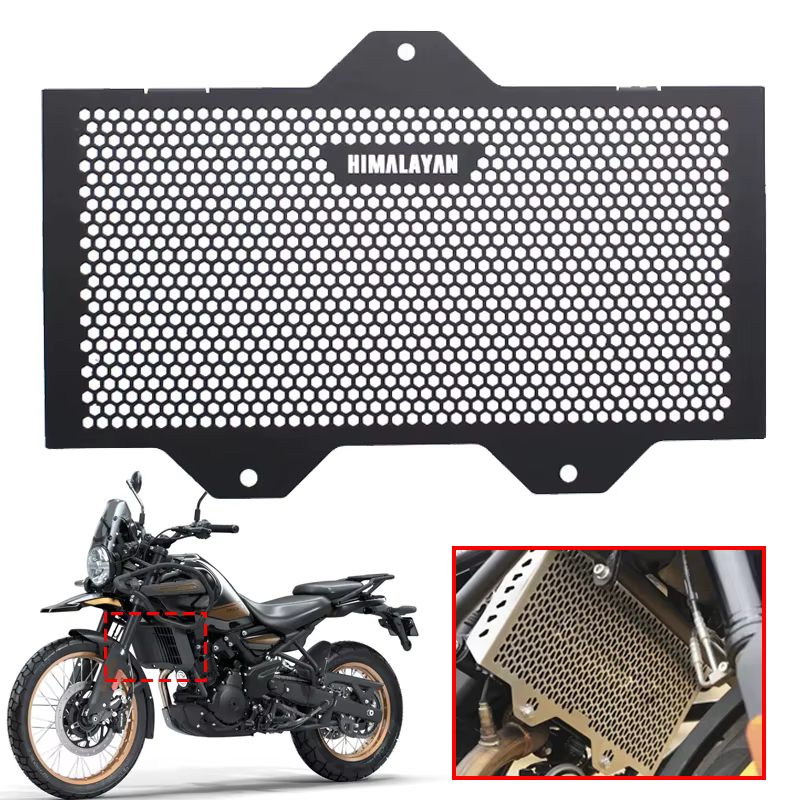 Couvercle de protection de radiateur de moteur en alliage d'aluminium, accessoires de moto adaptés à Royal Enfield HIMALAYAN 450 Himalayan450 2024