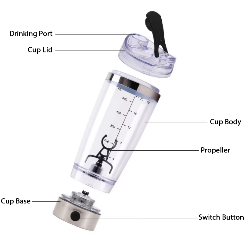 Agitateur électrique de protéines de 600ml