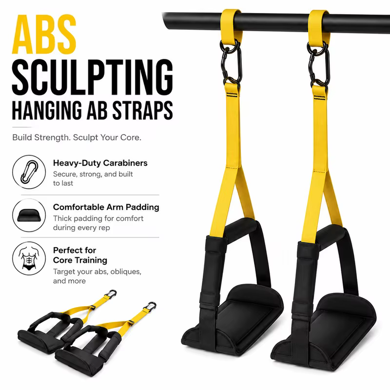 Sangles Abdominales Suspendues pour Barre de Traction
