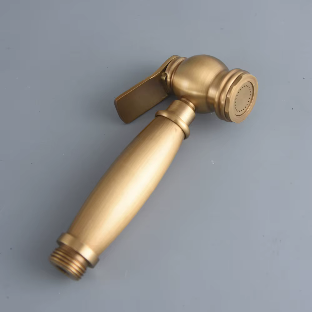 Toilettes en laiton Antique, Bidet à main, pomme de douche, salle de bains, pulvérisateur de Bidet Portable, douche à Jet Nhh186