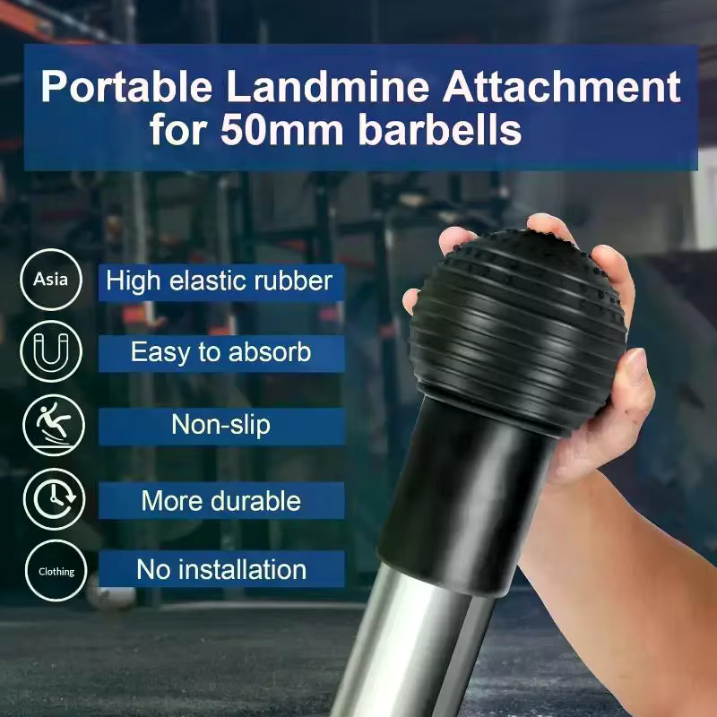 Fixation pour mines terrestres pour haltères facile à utiliser avec 360 °