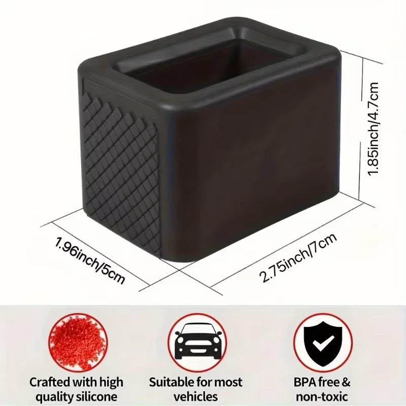 Dispositif de retenue de ceinture de sécurité en silicone souple, rehausseur sécurisé et confortable, tous les véhicules, universel