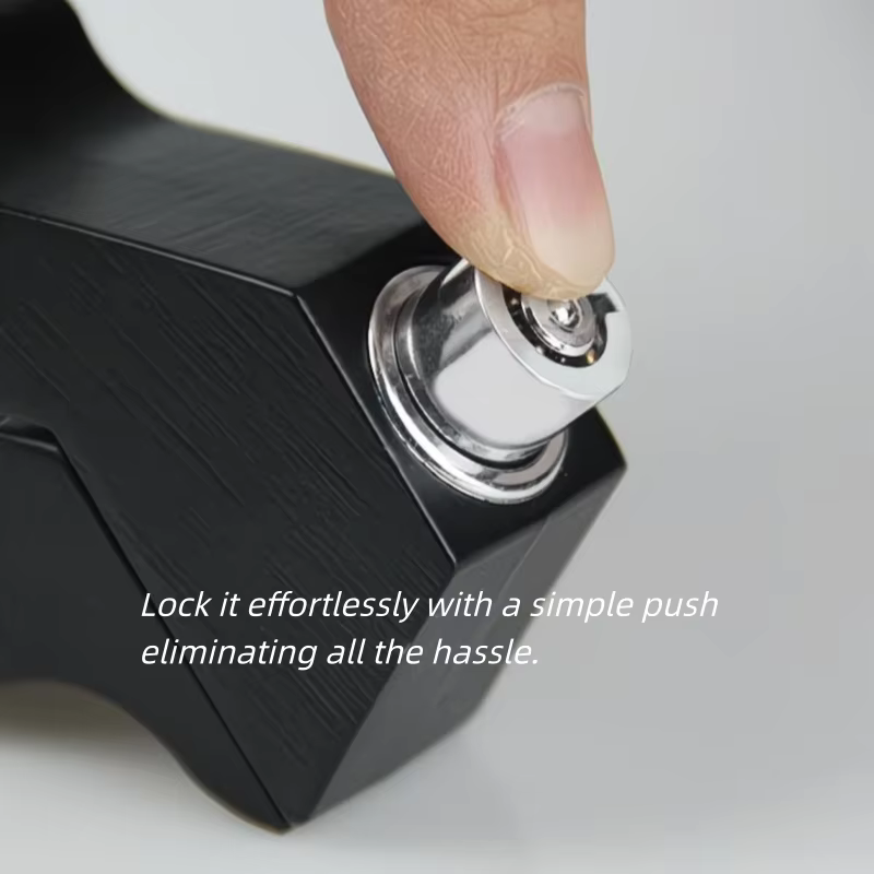 Verrou de guidon antivol en acier robuste pour moto, vélo, ATV, Dirt Bike, ajustement universel, noir
