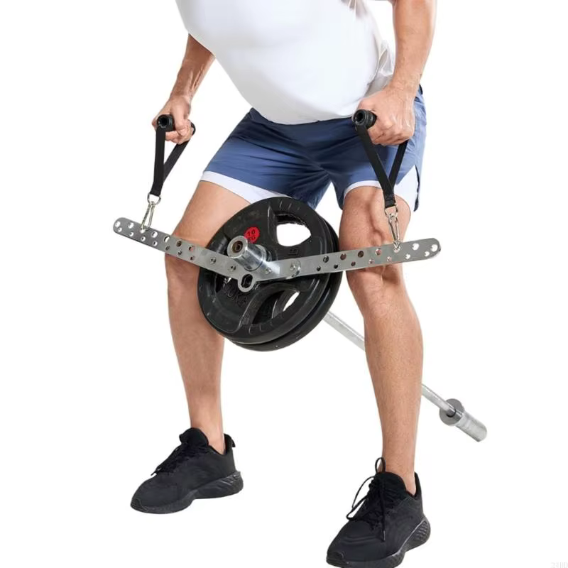 Barre traction haute réglable avec poignée ergonomique