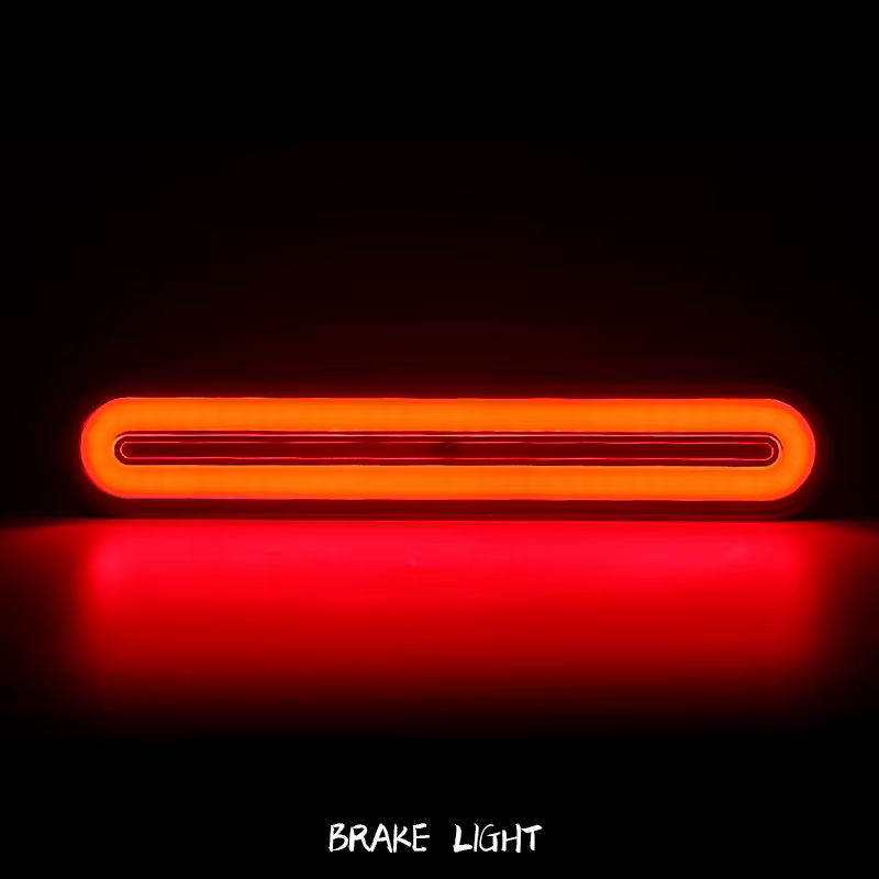 Feu arrière LED 3 en 1 pour camion, remorque, moto, quad, 100 LED, barre de feux stop, feux de jour, clignotants, 12V 24V