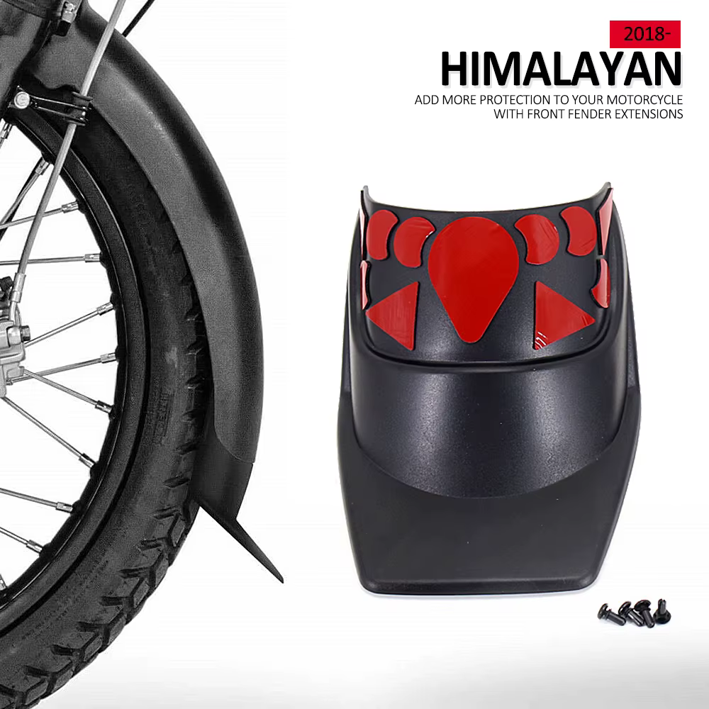 Extension de garde-boue avant et arrière en plastique ABS, accessoires de moto adaptés à Royal Enfield Himalayan 2018 – 2023
