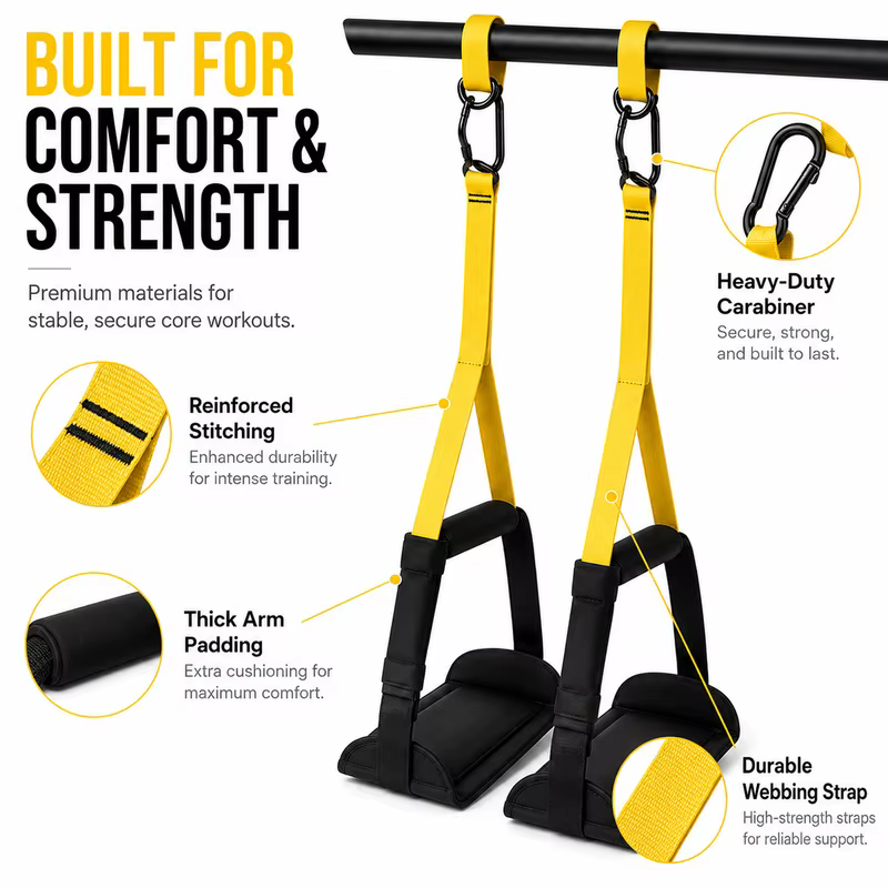 Sangles Abdominales Suspendues pour Barre de Traction