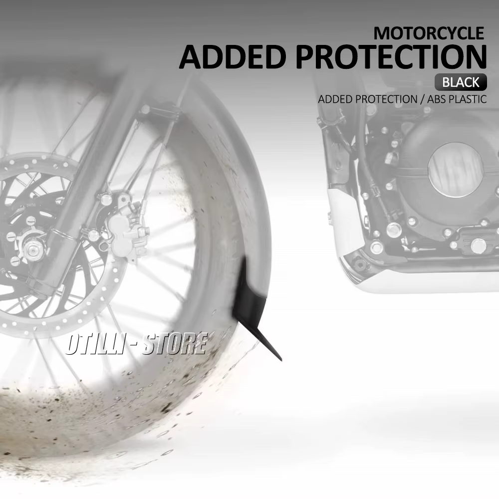 Extension de garde-boue avant et arrière en plastique ABS, accessoires de moto adaptés à Royal Enfield Himalayan 2018 – 2023