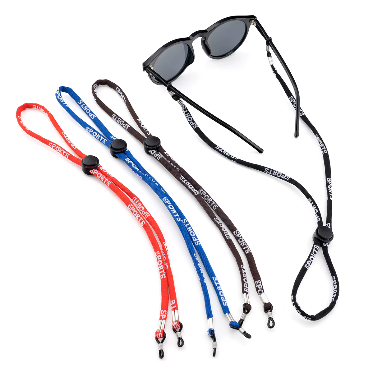 Cordon de lunettes de sport réglable pour la course en plein air