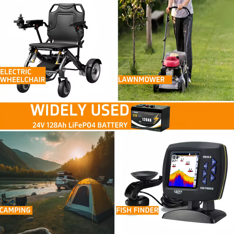 NOUVELLE batterie LiFePO4 24V 120Ah, BMS 200A intégré, plus de 8000 cycles, idéale pour camping-car/caravane, solaire, marine, tout-terrain/camping-car, hors réseau