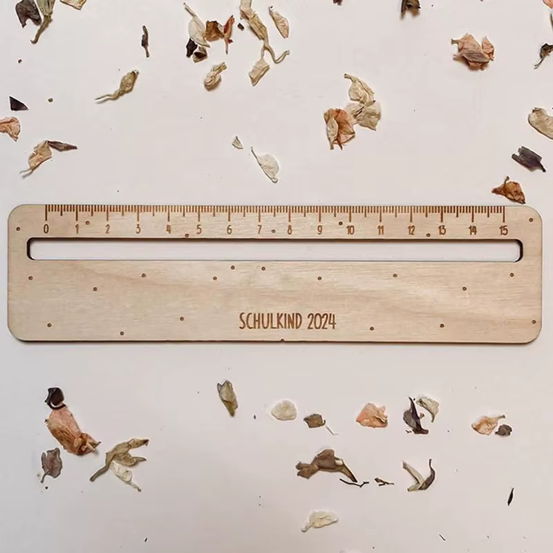 Règle de lecture guidée en bois pour enfants et étudiants, outils de lecture, guide texte, mesure, accessoires