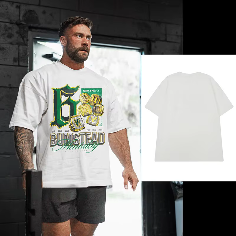 T-shirt décontracté CBUM Chris Fitness Training Gym pour hommes et femmes